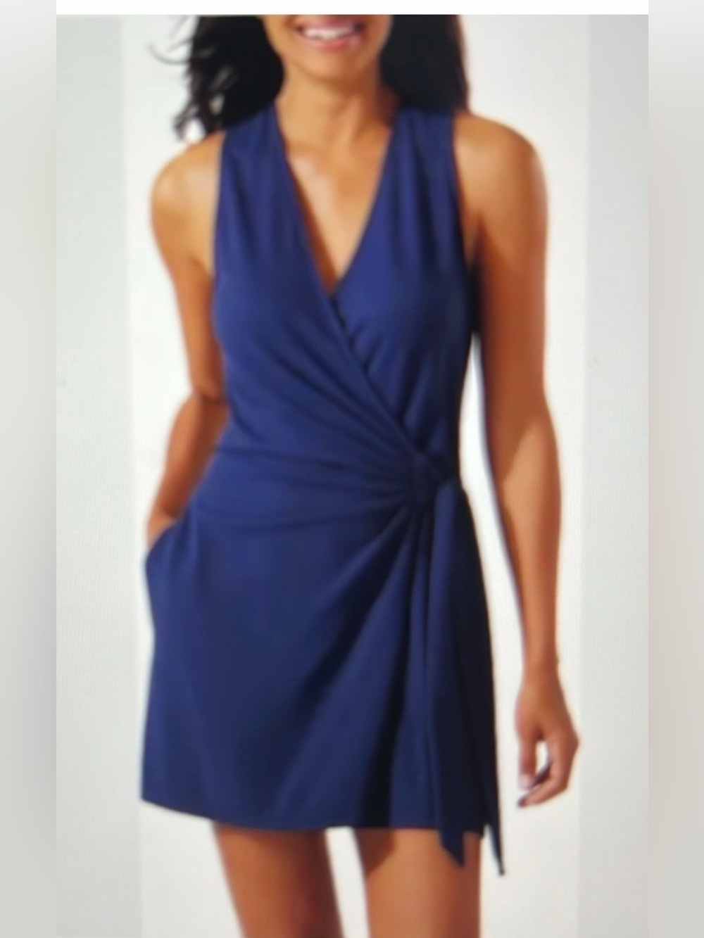 Like new Tommy Bahama Faux Wrap Romper dress